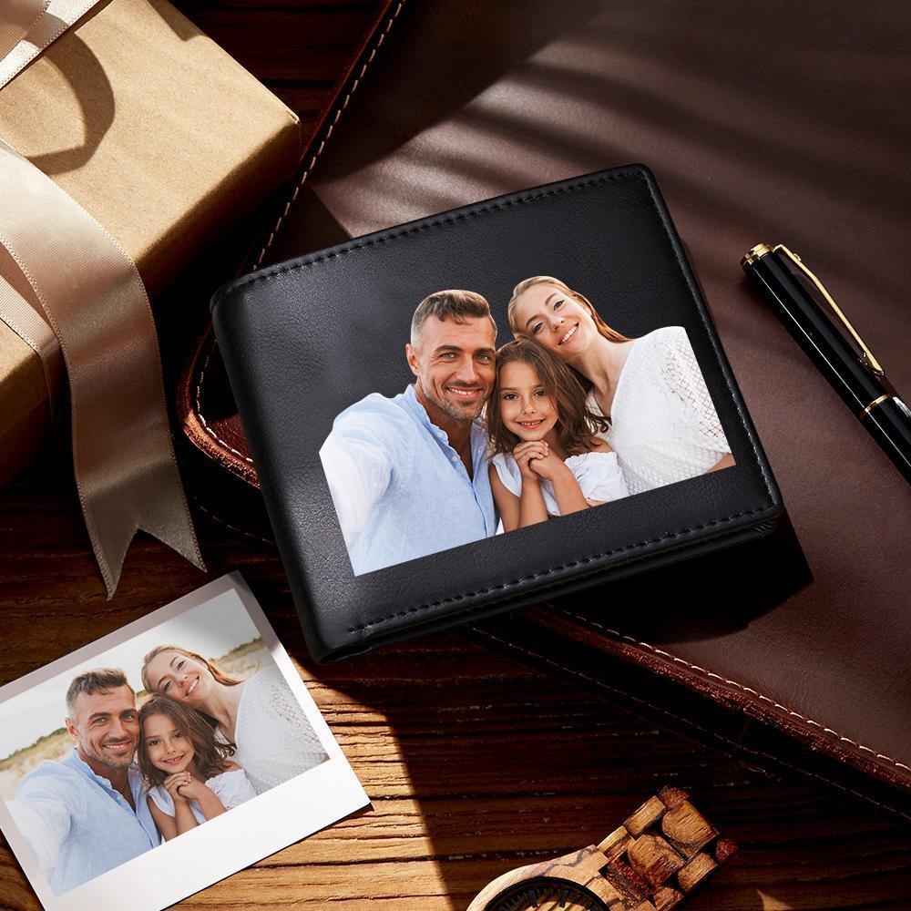 Personalized Leather Wallet Anti-Theft Brush RFID Protected Men's Wallet- mikcustom.com