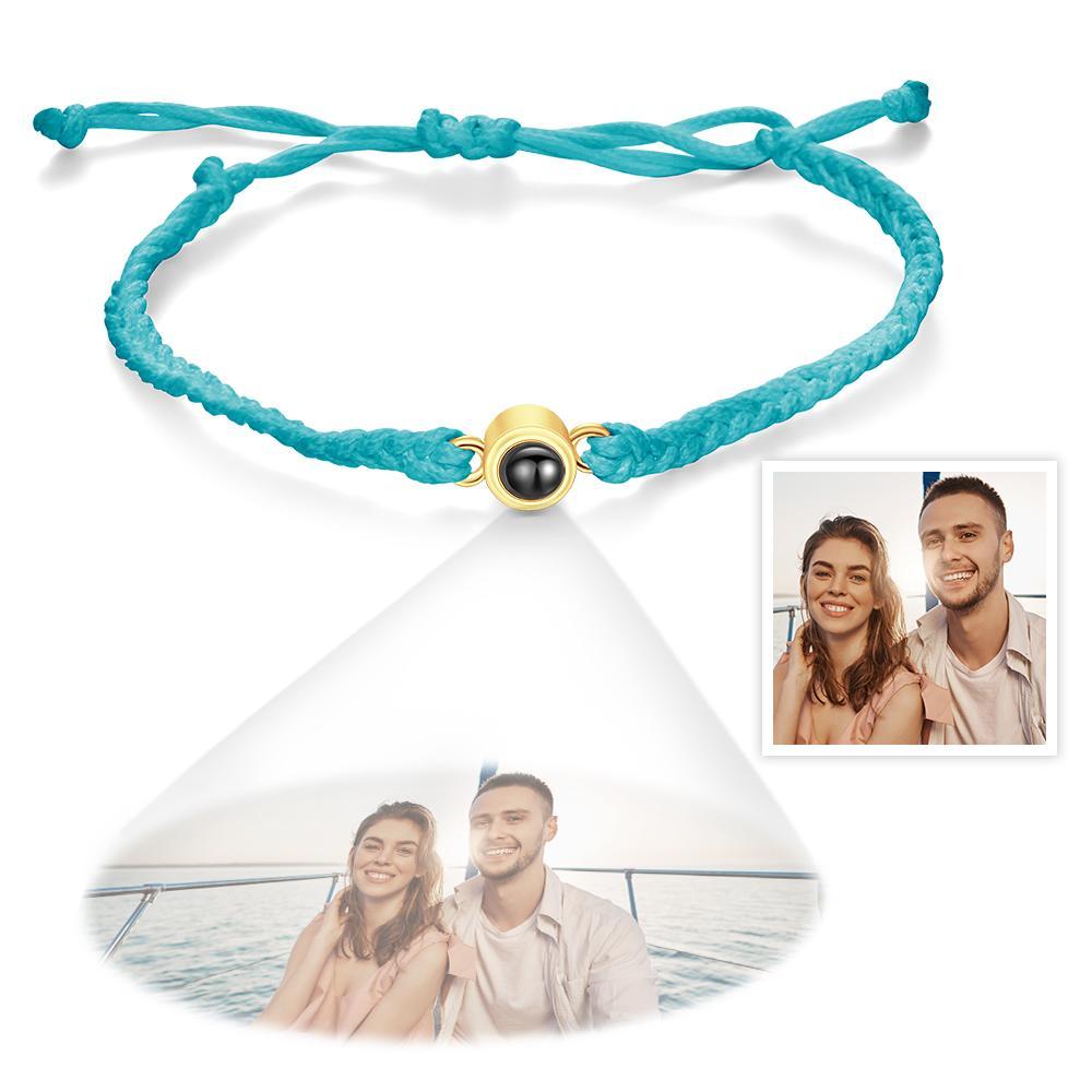 Custom Projection Bracelet Simple Woven Couple Bracelet- mikcustom.com