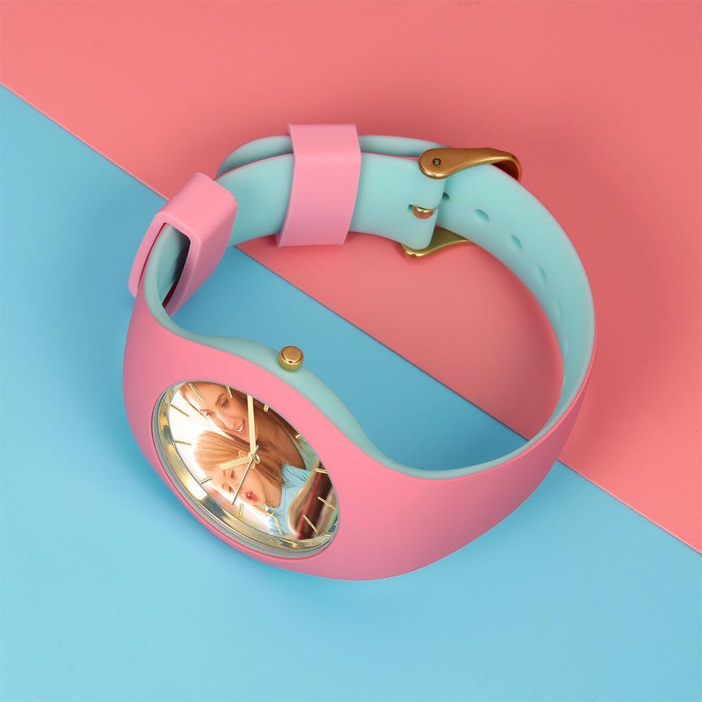 Unisex Custom Silicone Photo Watch 41mm- mikcustom.com