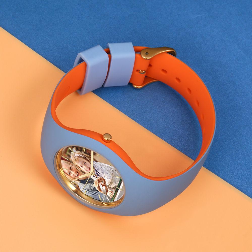 Unisex Custom Silicone Photo Watch 41mm- mikcustom.com