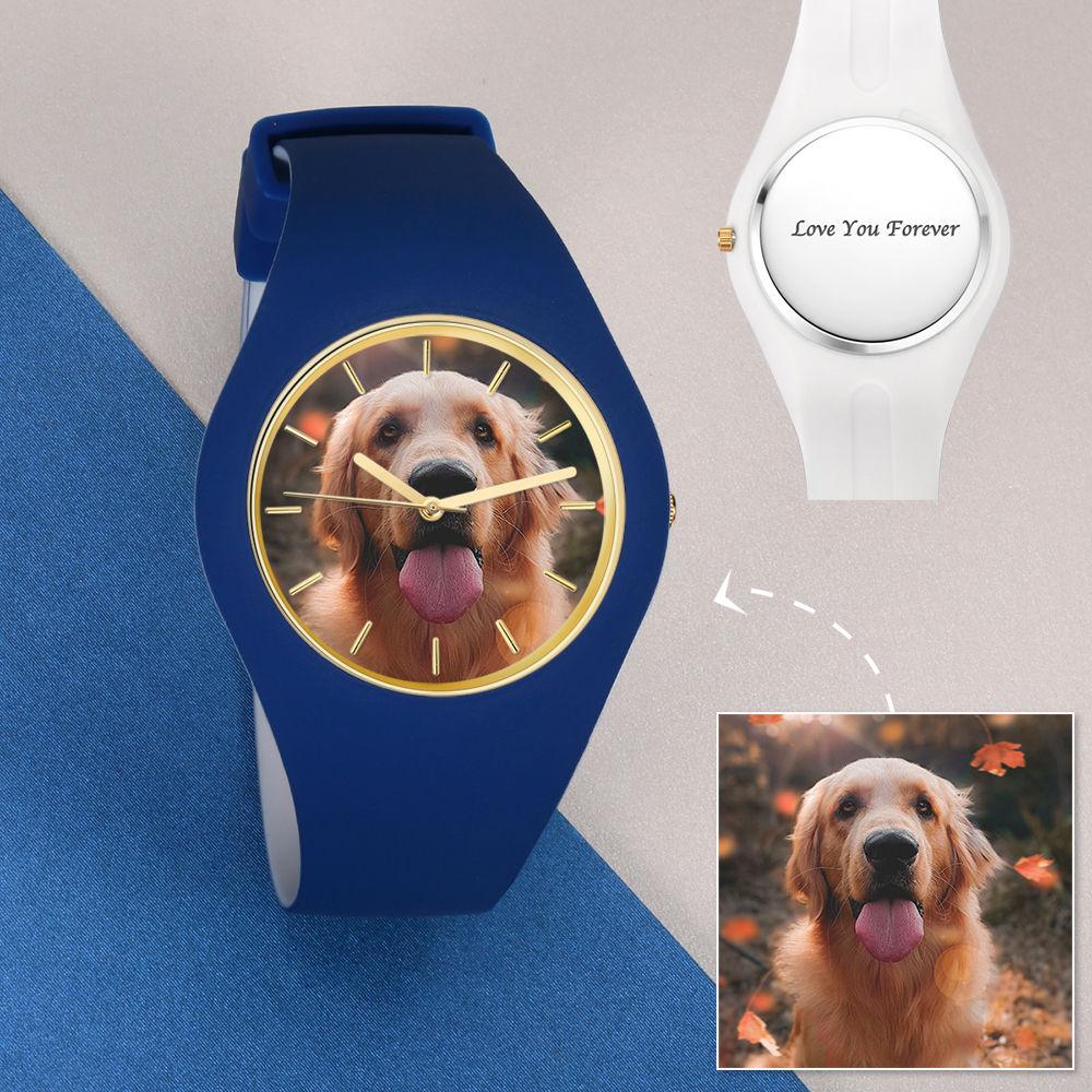 Unisex Custom Silicone Photo Watch 41mm- mikcustom.com