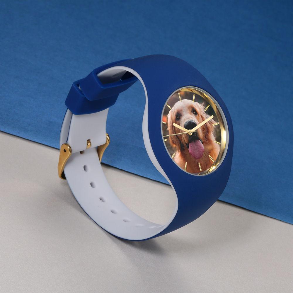 Unisex Custom Silicone Photo Watch 41mm- mikcustom.com