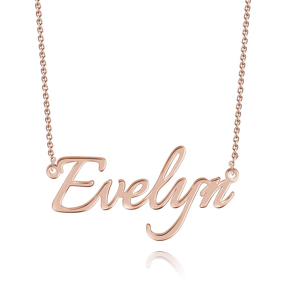 Personalized Nameplate Necklace Custom Name Jewelry- mikcustom.com