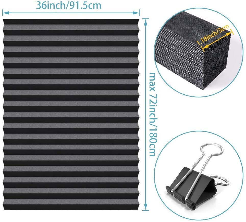 SEEYE Temporary Blackout Cordless Blinds