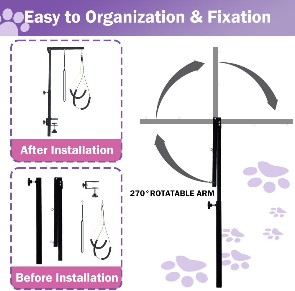 Pet Grooming Table L-Shape