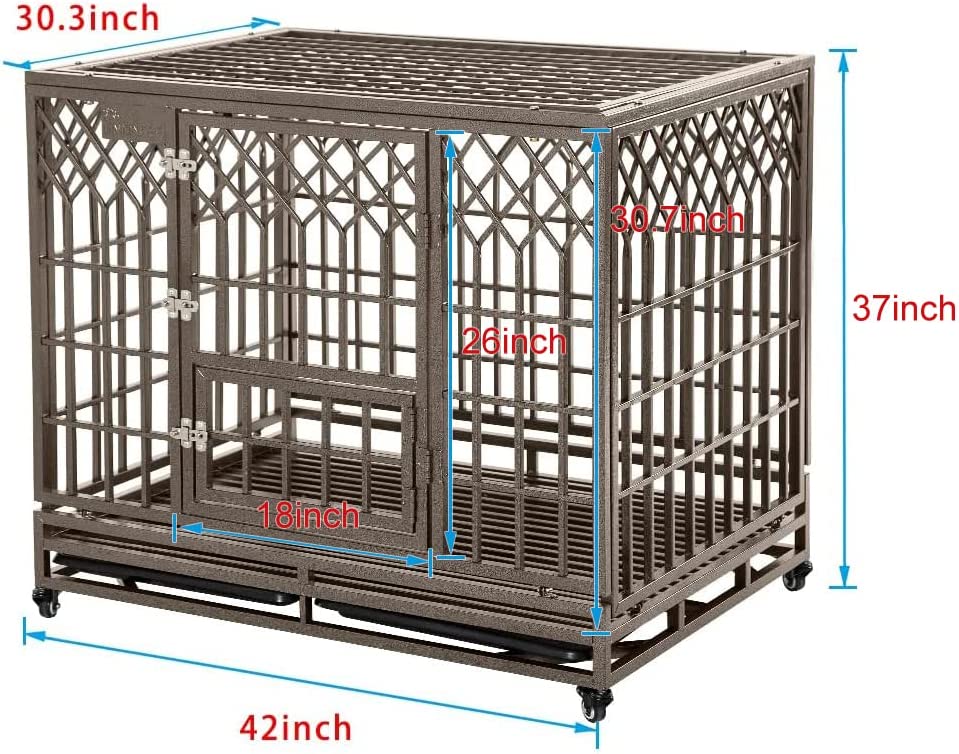 Heavy Duty Dog Cage - Y Shape
