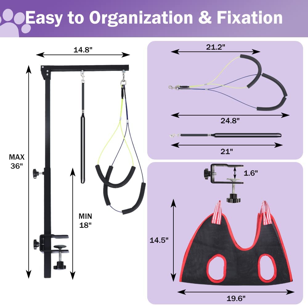 Pet Grooming Table L-Shape
