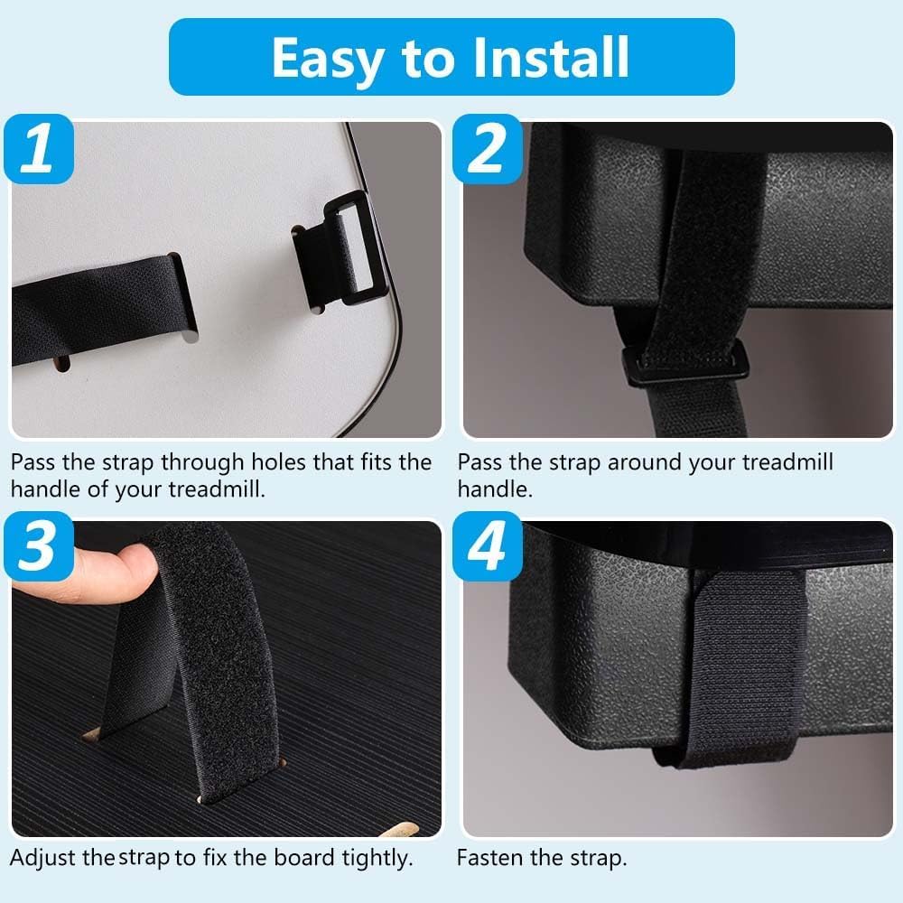 LUCKUP Treadmill Desk Attachment-39 Wide Universal Walking Laptop Desk Holder with Cup Tablet Phone Holder & Laptop Stand, Ergonomic Platform Workstation for Treadmill, Black