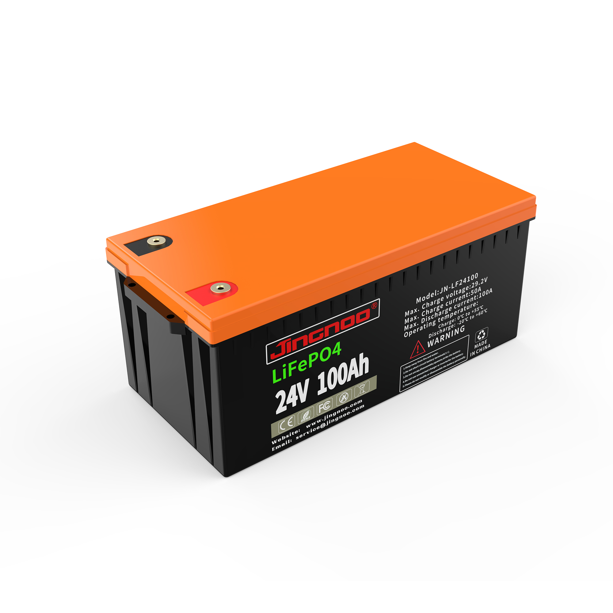 24V 100Ah LiFePO4 Lithium Battery JN-LF24100