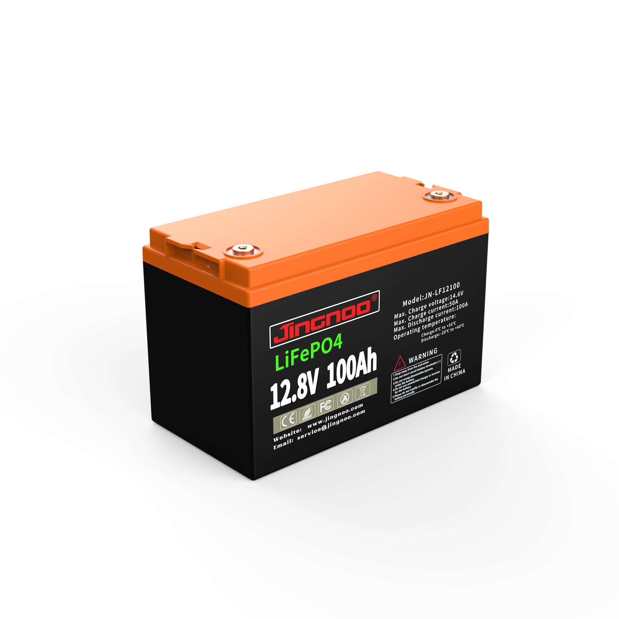 12V 100Ah LiFePO4 Lithium Battery JN-LF12100