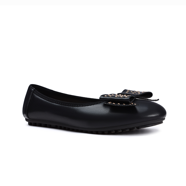  Slip On Flats with Bow Ties-MUSSHOE