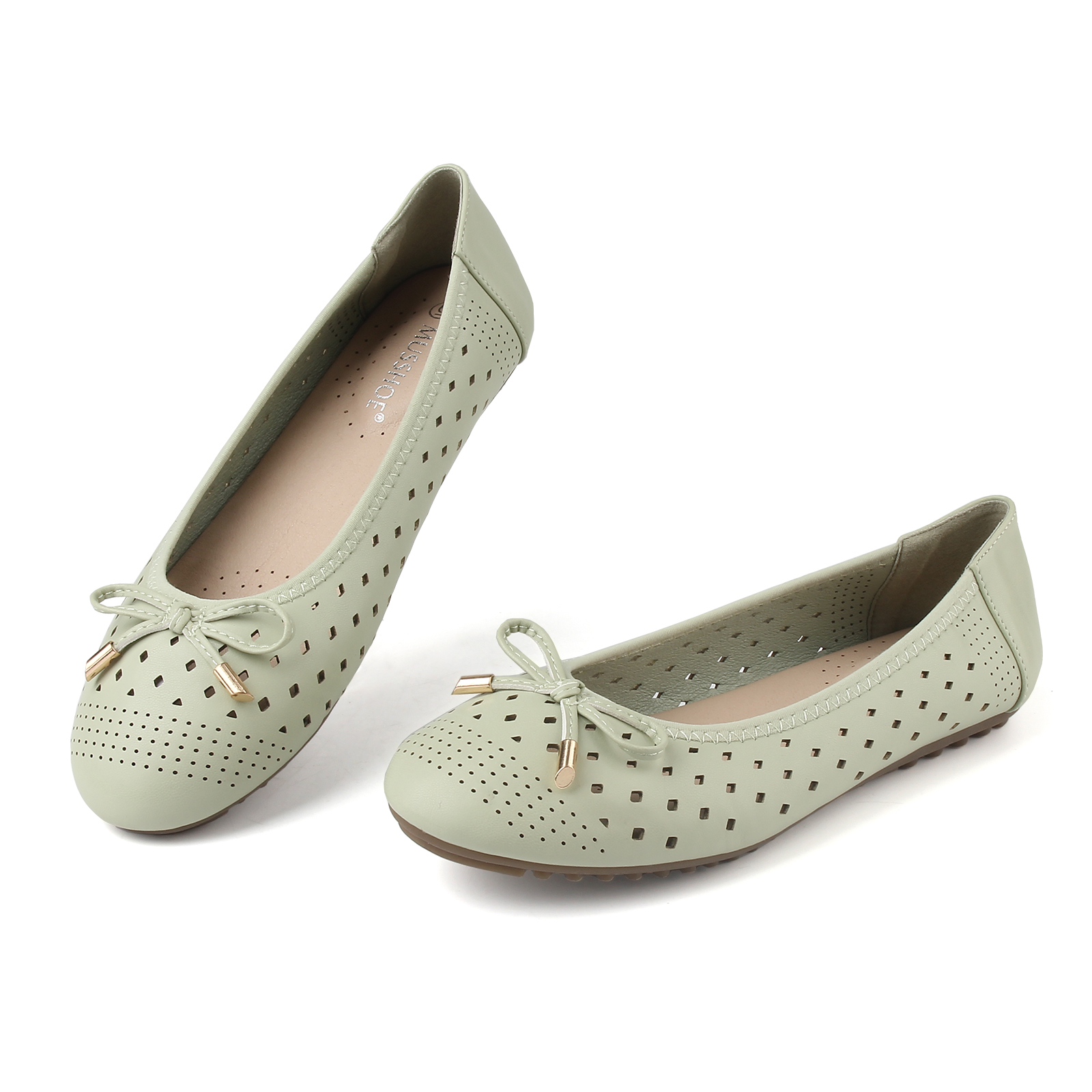 MUSSHOE Hallowed-out Comfortable Flats