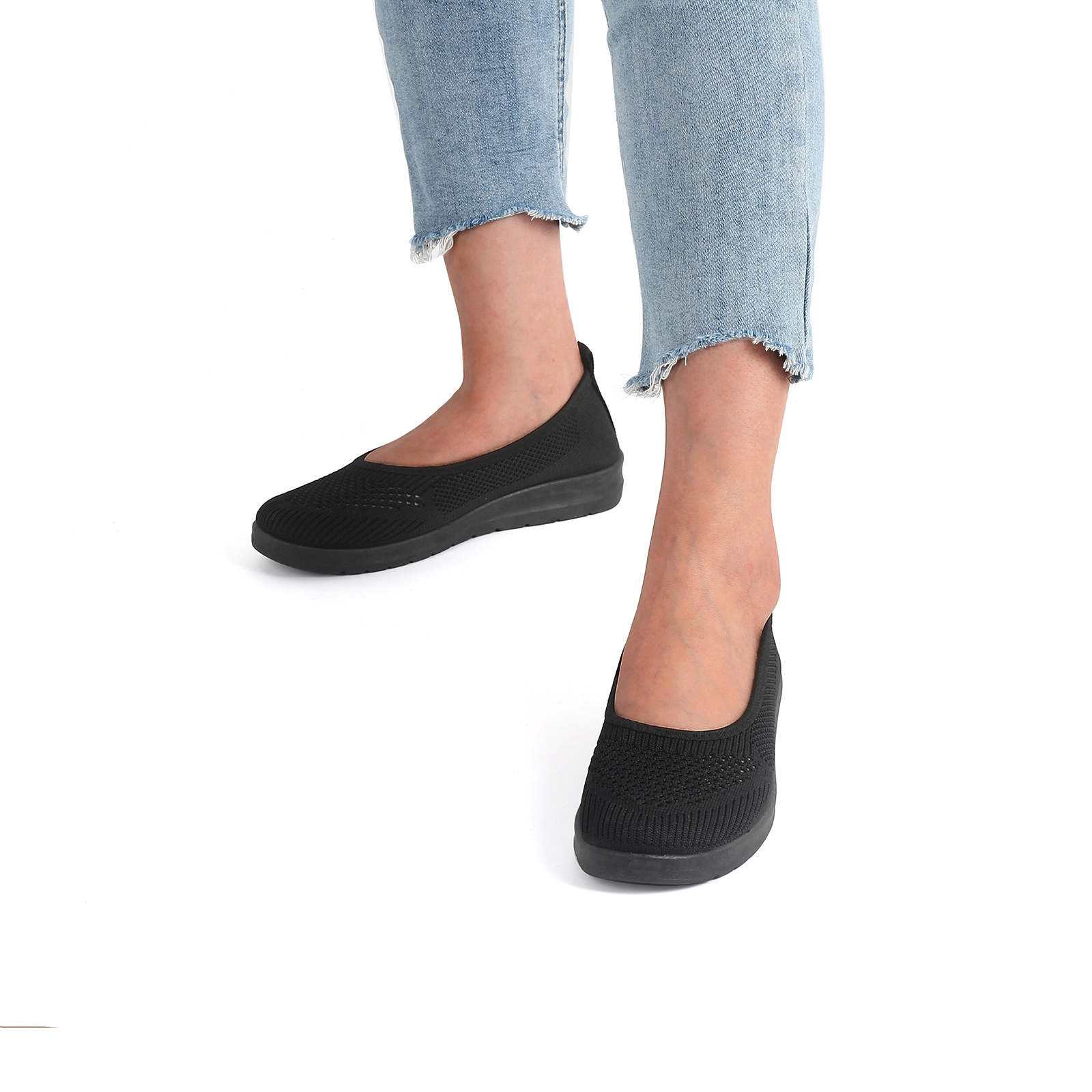 MUSSHOE Women's Slip-on shoe Comfortable Flat Shoes
