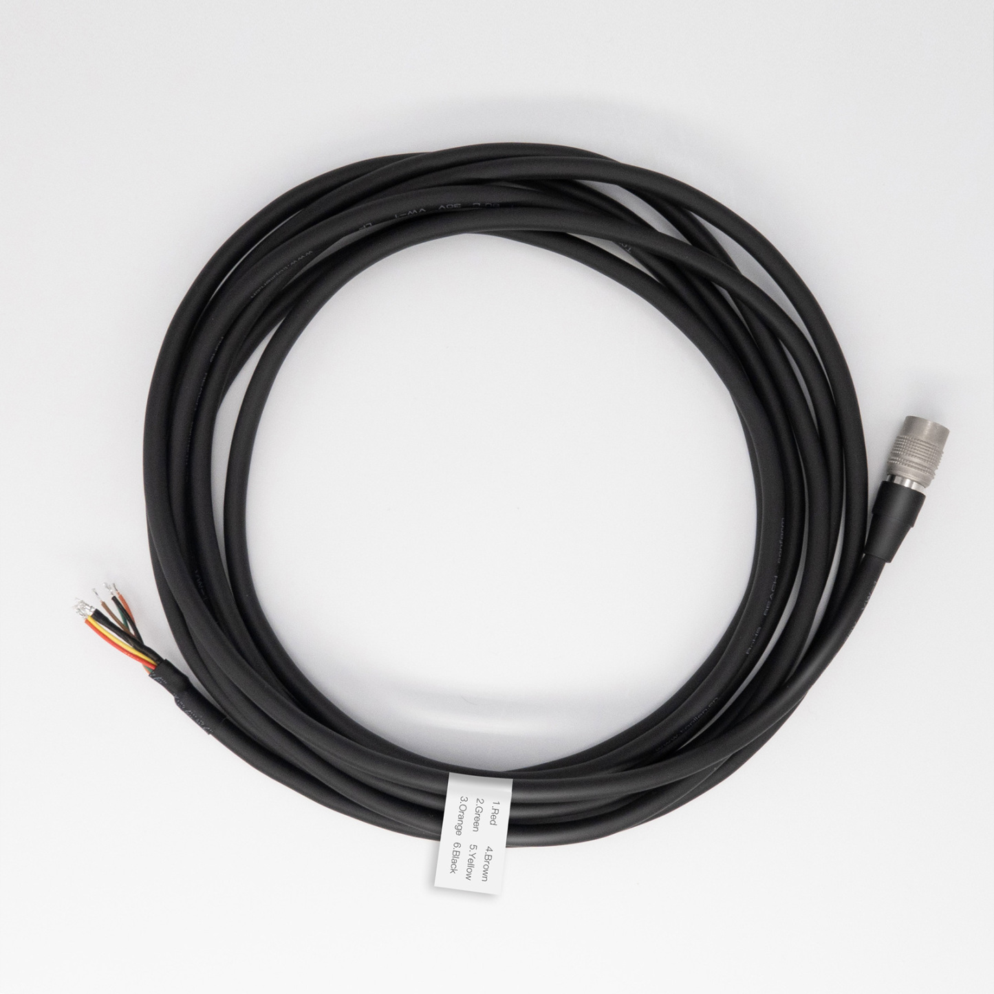 Hirose 6 Pin Female to Open I/O Power High Flex Cable | For Machine Vision-OKLAB