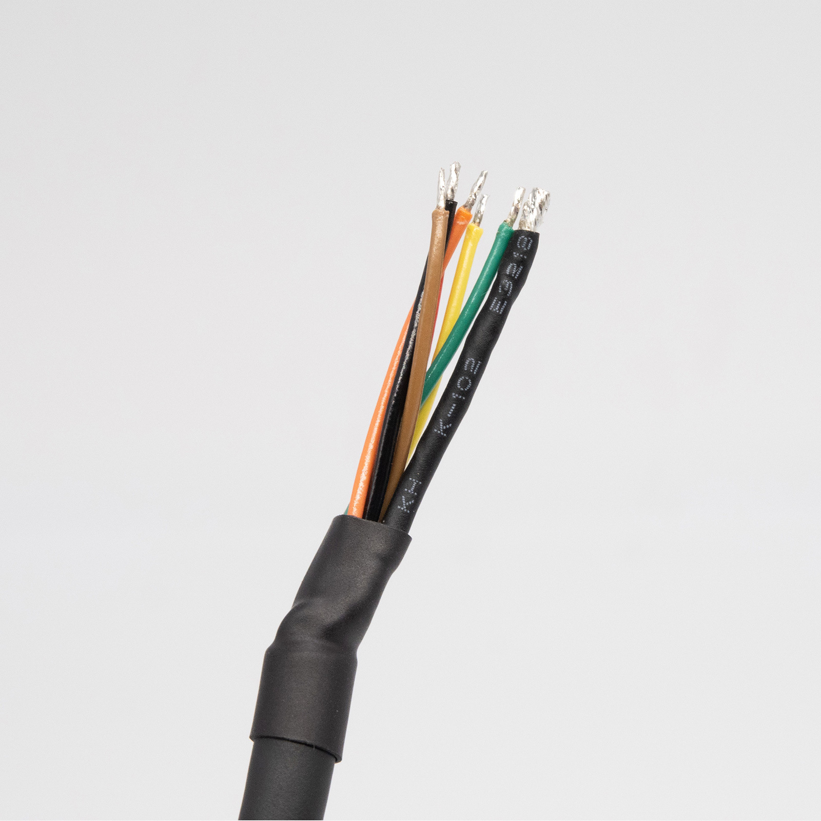 Hirose 6 Pin Female Right Angle-1 to Open I/O Power High Flex Cable | For Machine Vision-OKLAB