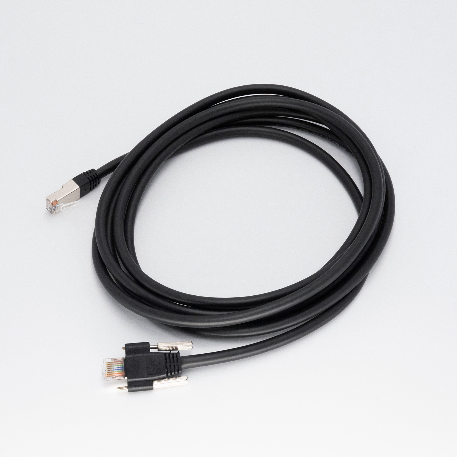 GigE vision Cat5E High Flex Ethernet Horizontal Screws Cable | For Machine Vision-OKLAB