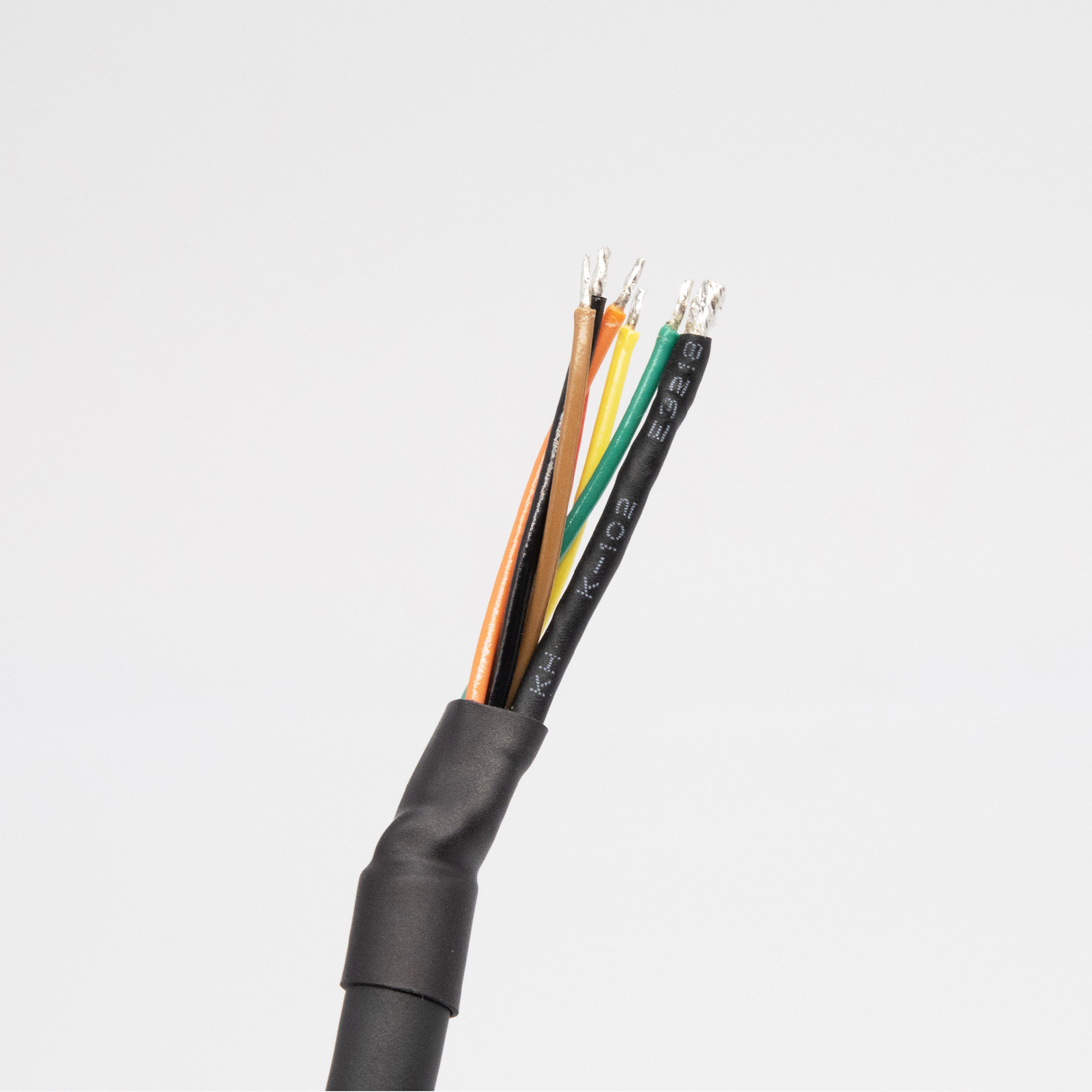 Hirose 6 Pin Female Right Angle-4 to Open I/O Power High Flex Cable | For Machine Vision-OKLAB