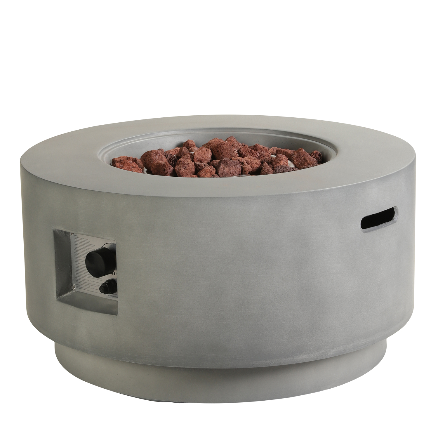 Stone polish Outdoor Fire Bowl