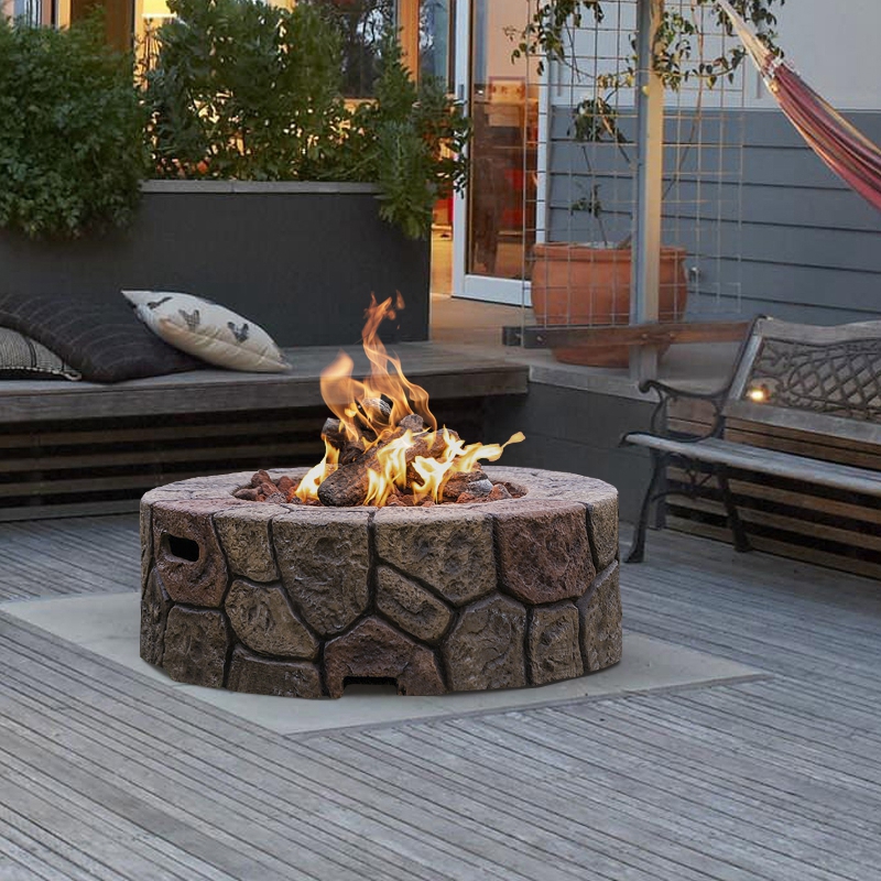 Magnesium Oxide Propane Outdoor Fire Pit 
