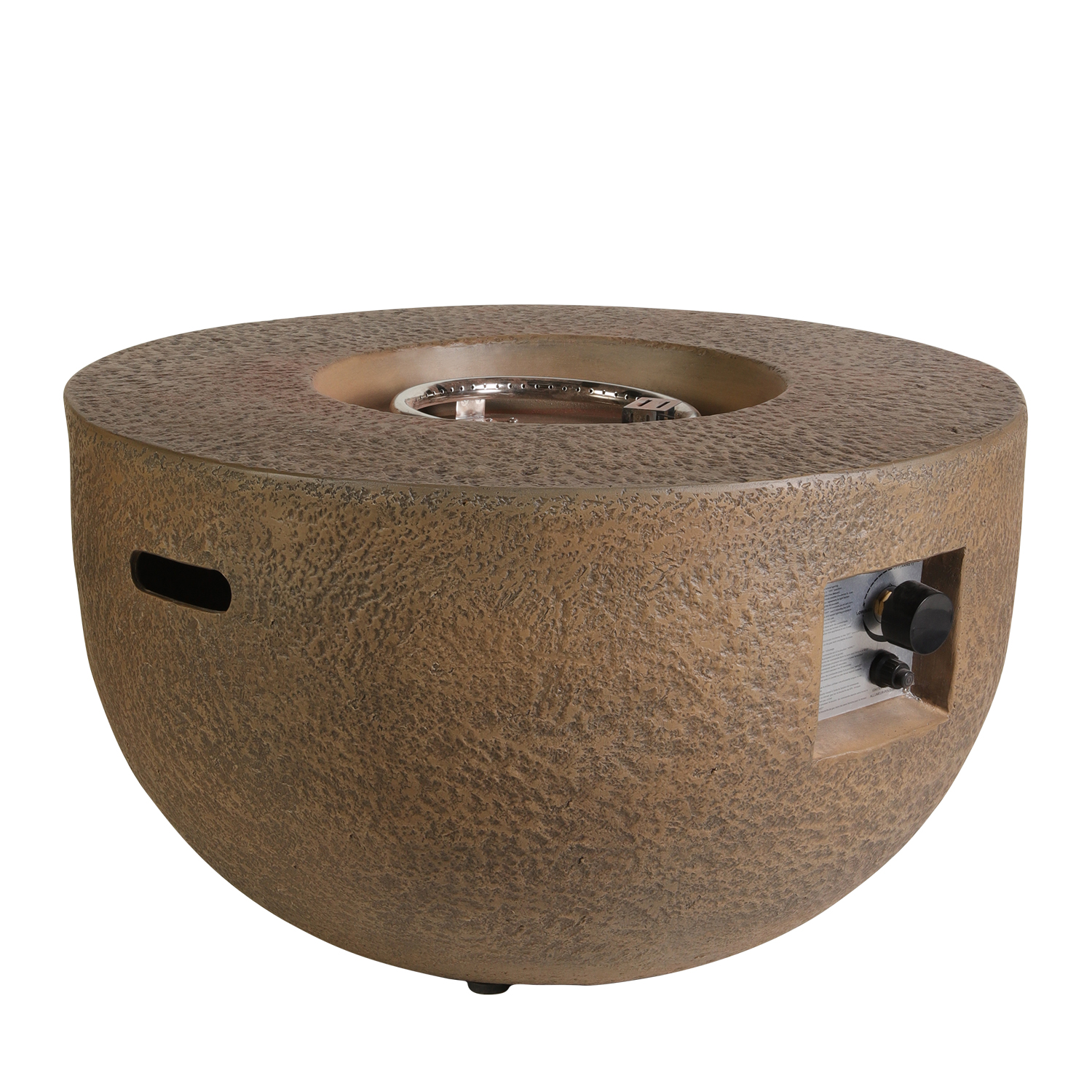 Warm Concrete Outdoor Fire Bowl