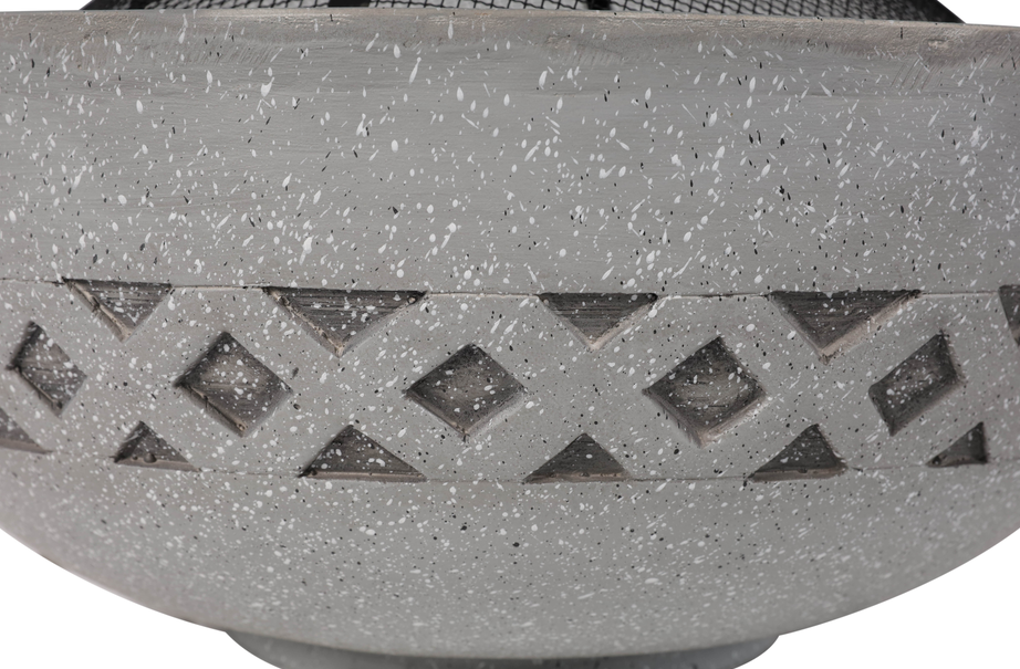 Steel Outdoor Fire Pit with Lid