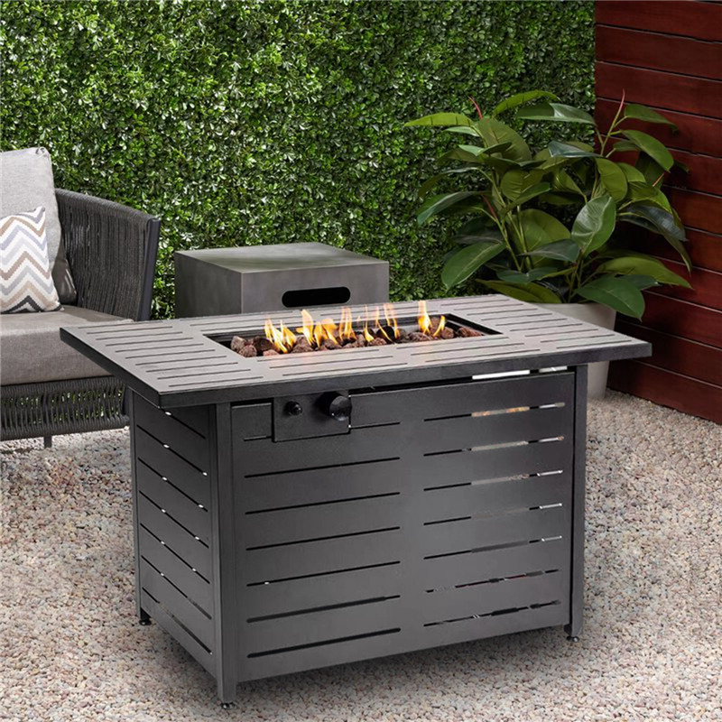 Powder coated Steel Fire Table