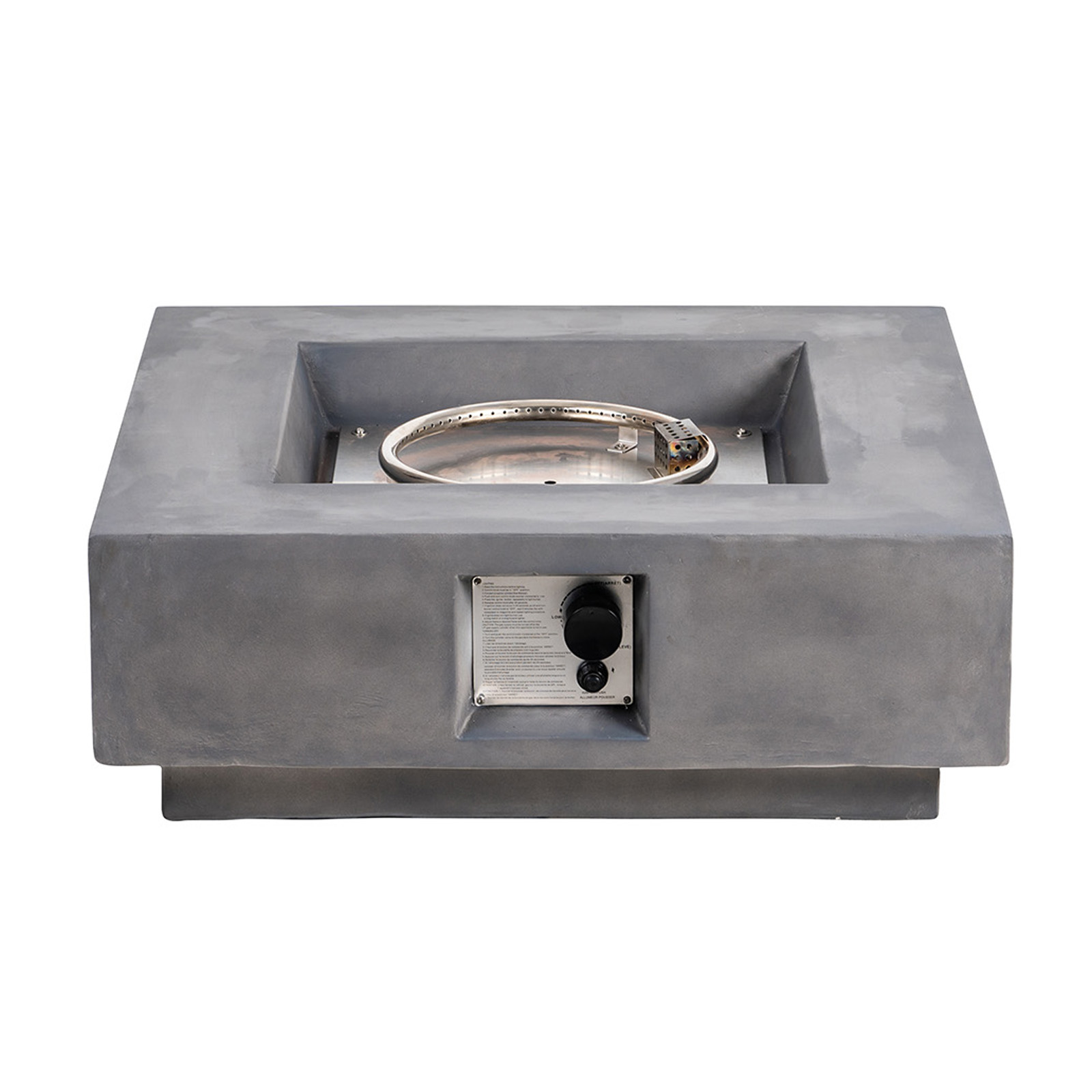 Concrete Propane Outdoor Fire Pit Table