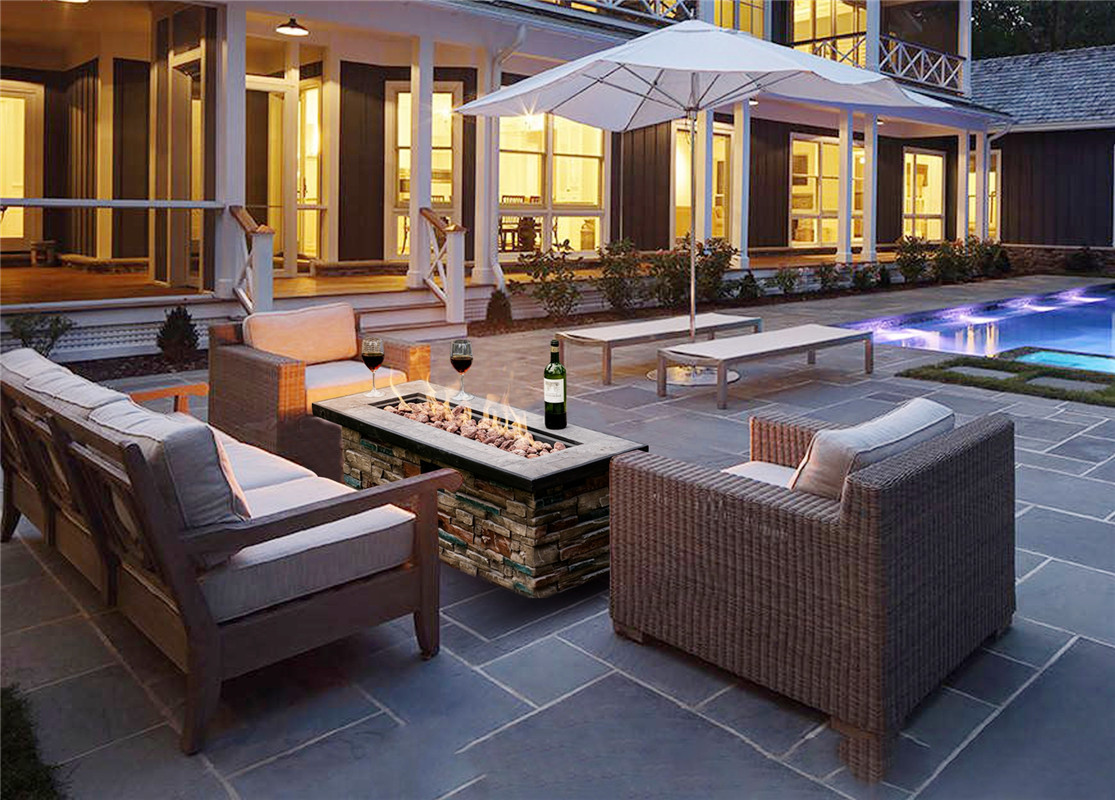 Magnesium Oxide Propane Outdoor Fire Pit Table