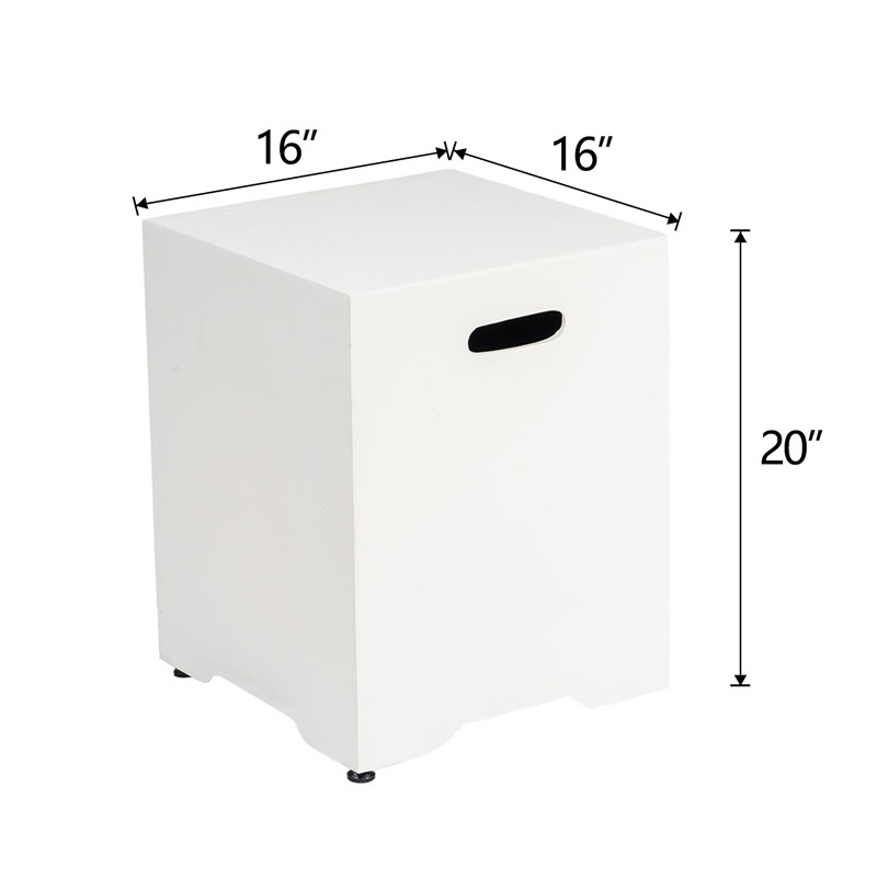 TK13006 Square Fire Pit Propane Tank Cover