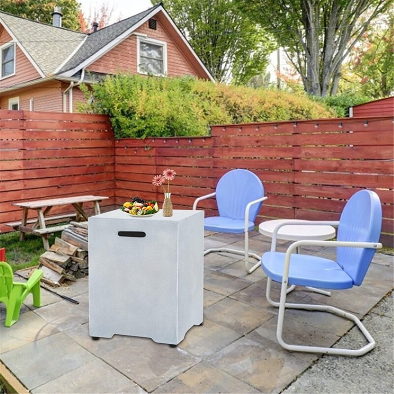 TK13006 Square Fire Pit Propane Tank Cover