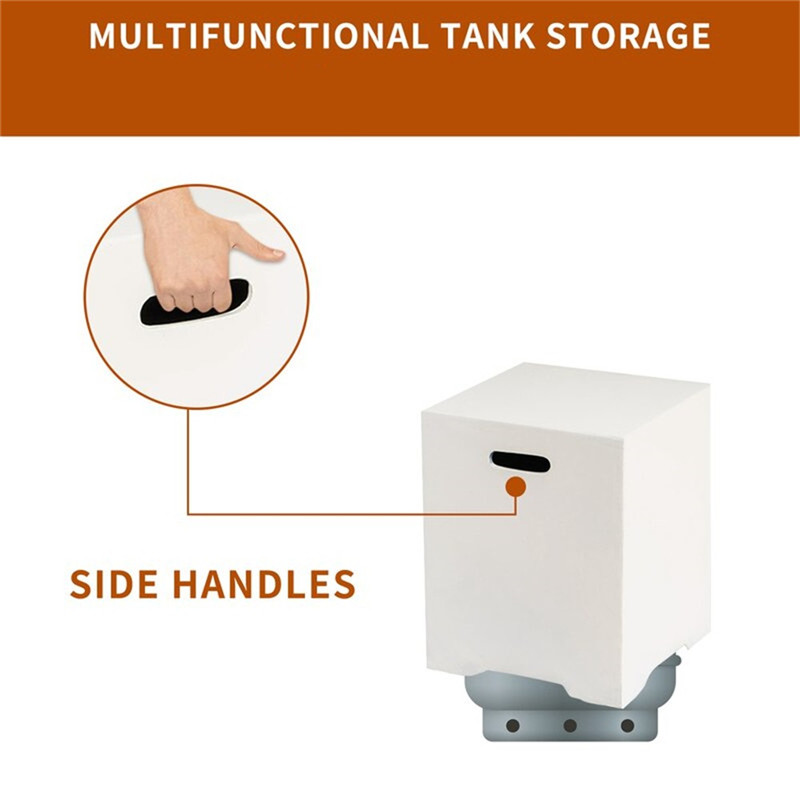 TK13006 Square Fire Pit Propane Tank Cover