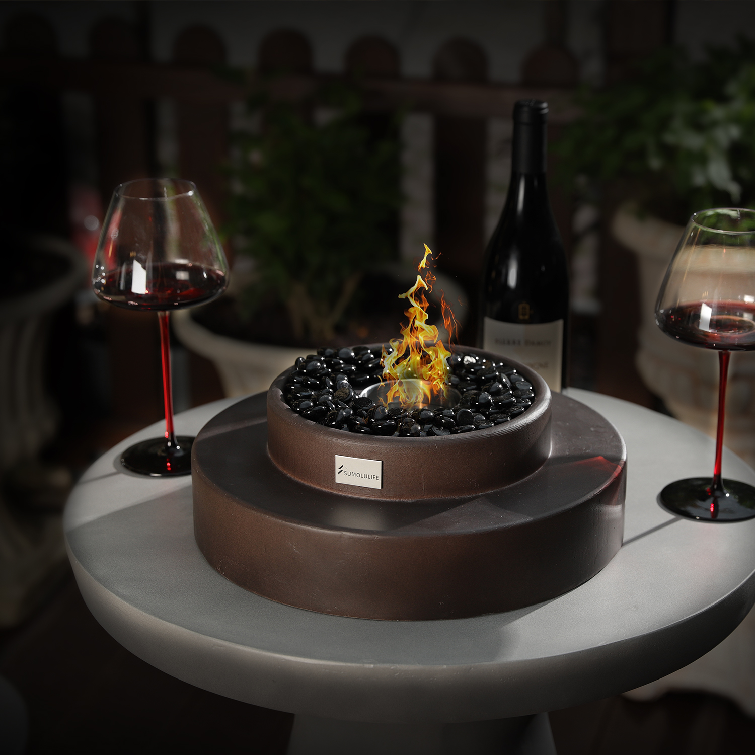 Outdoor Tabletop Fireplace