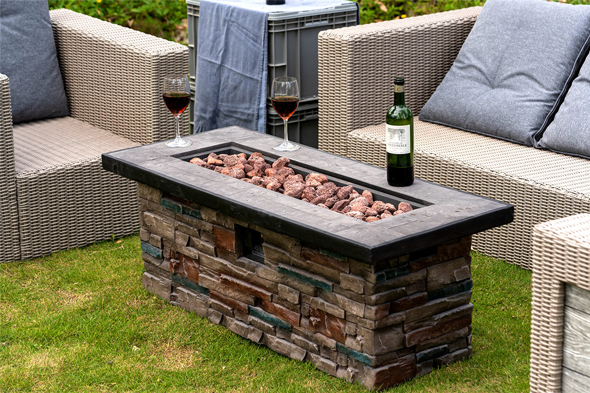Magnesium Oxide Propane Outdoor Fire Pit Table