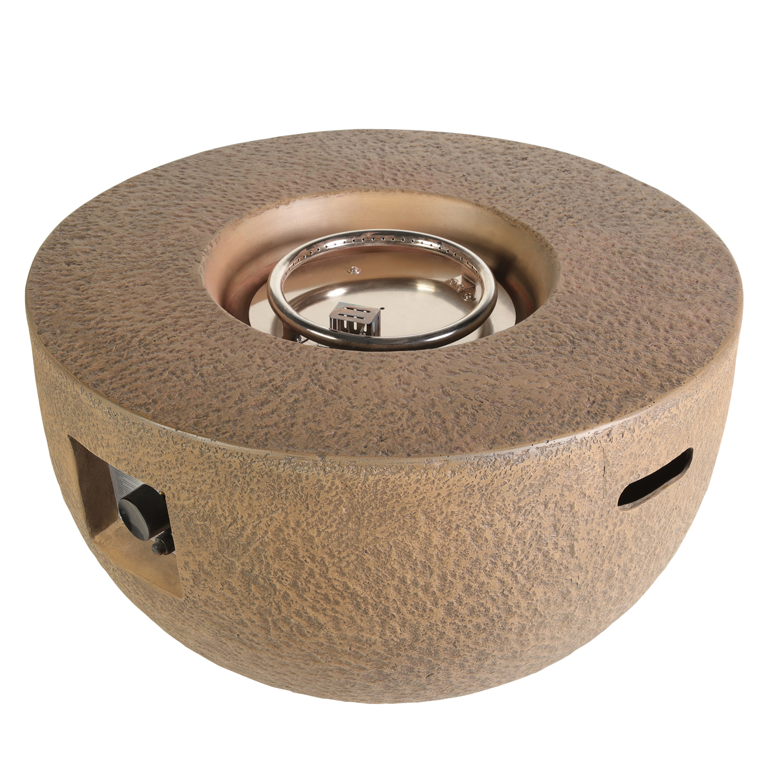 Warm Concrete Outdoor Fire Bowl