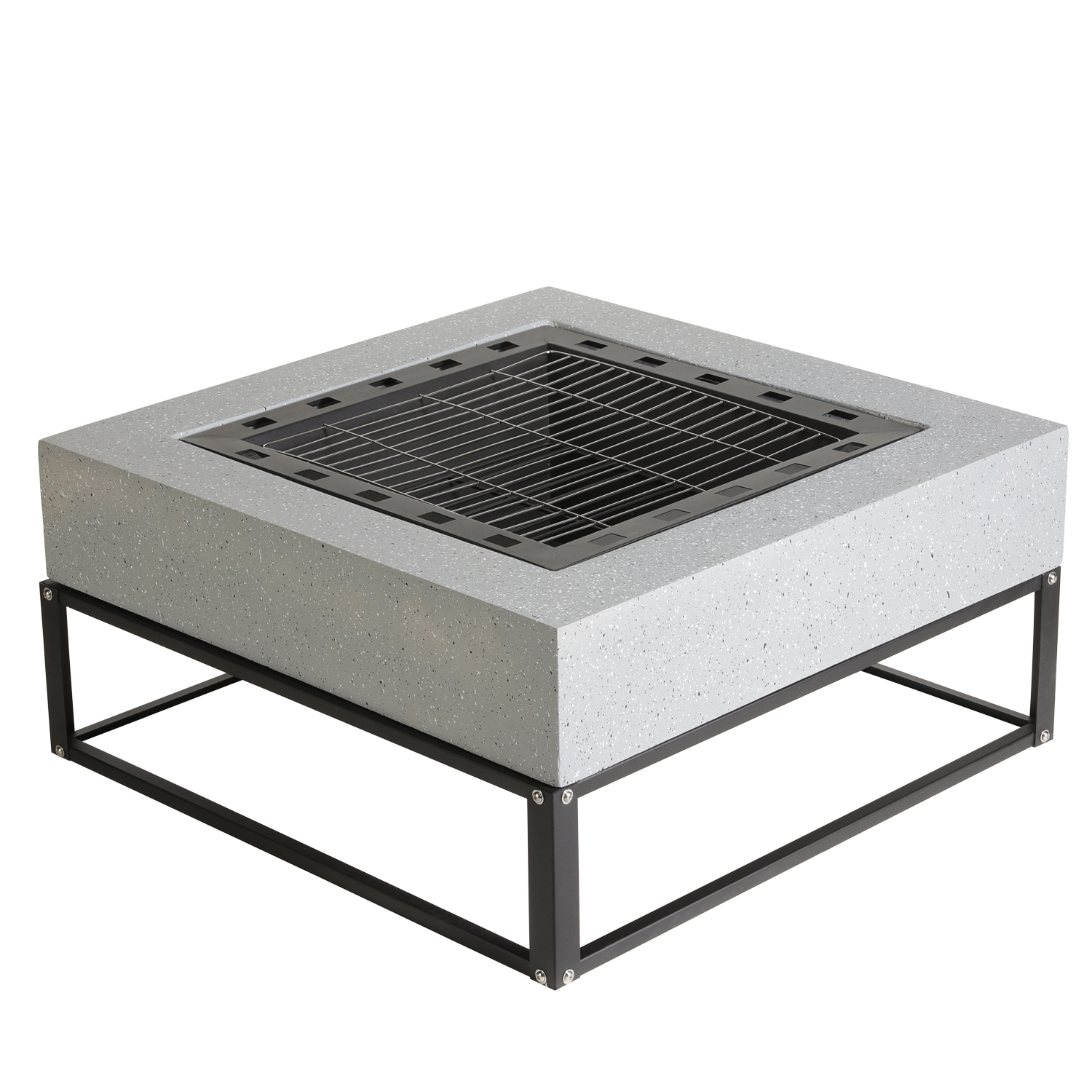 Square Propane Fire Pit