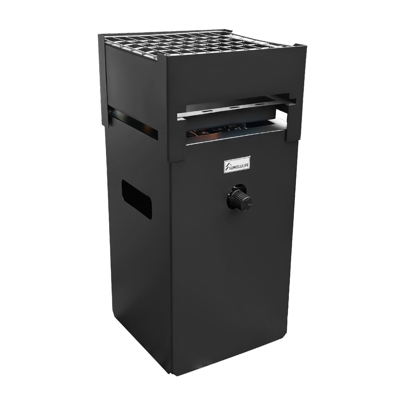 21'' H x 10'' W Iron Propane Outdoor Fire Pit