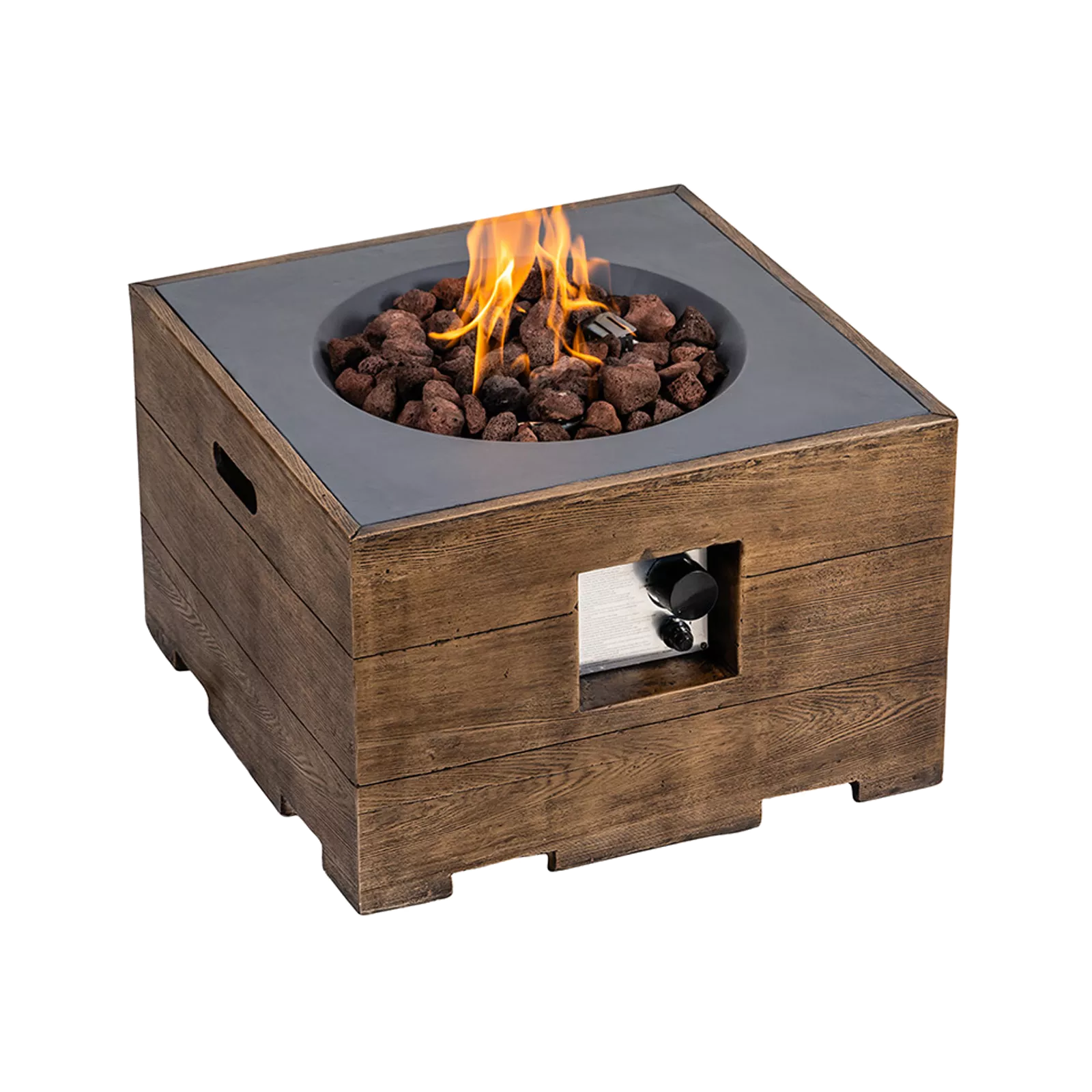 Square Propane Fire Pit