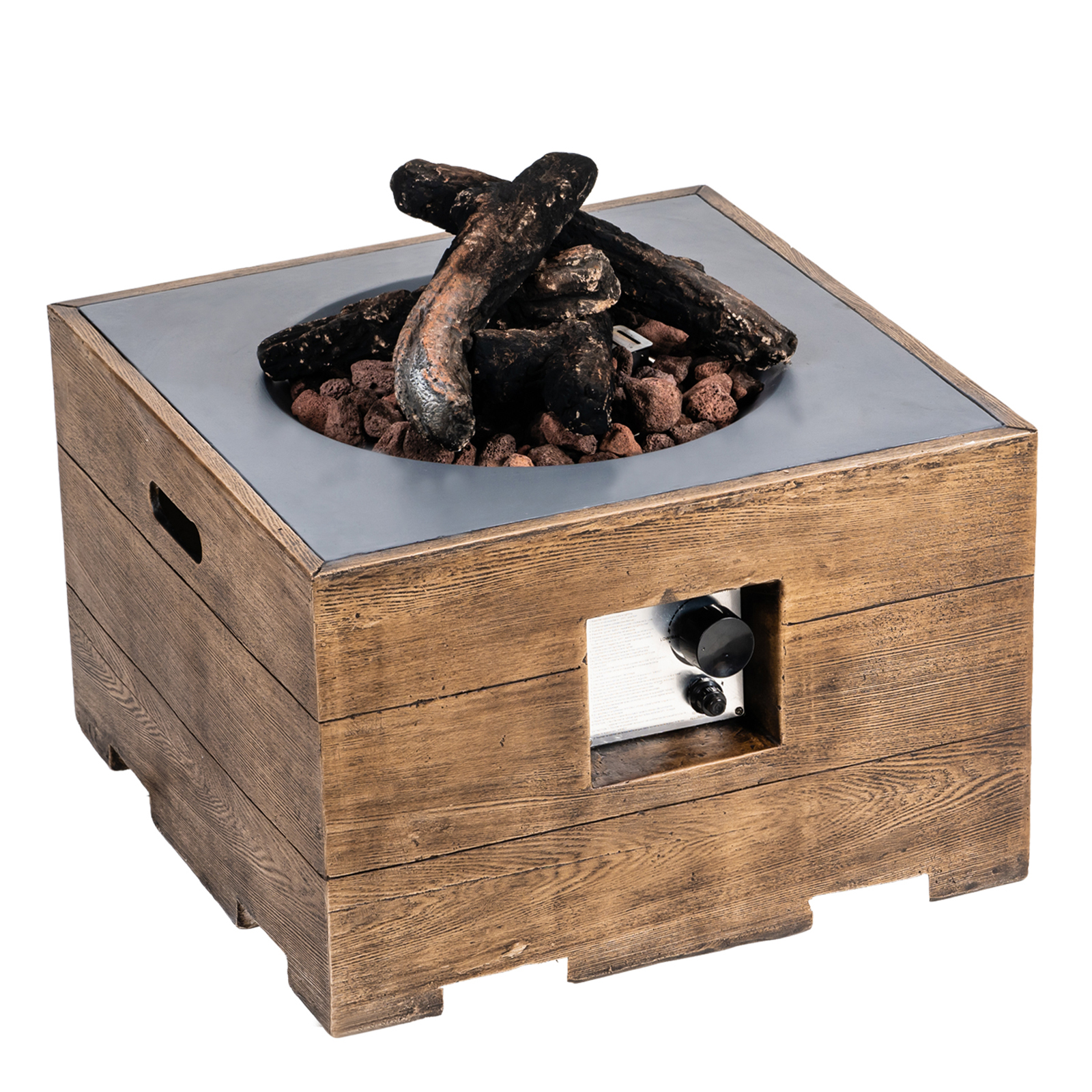 Square Propane Fire Pit