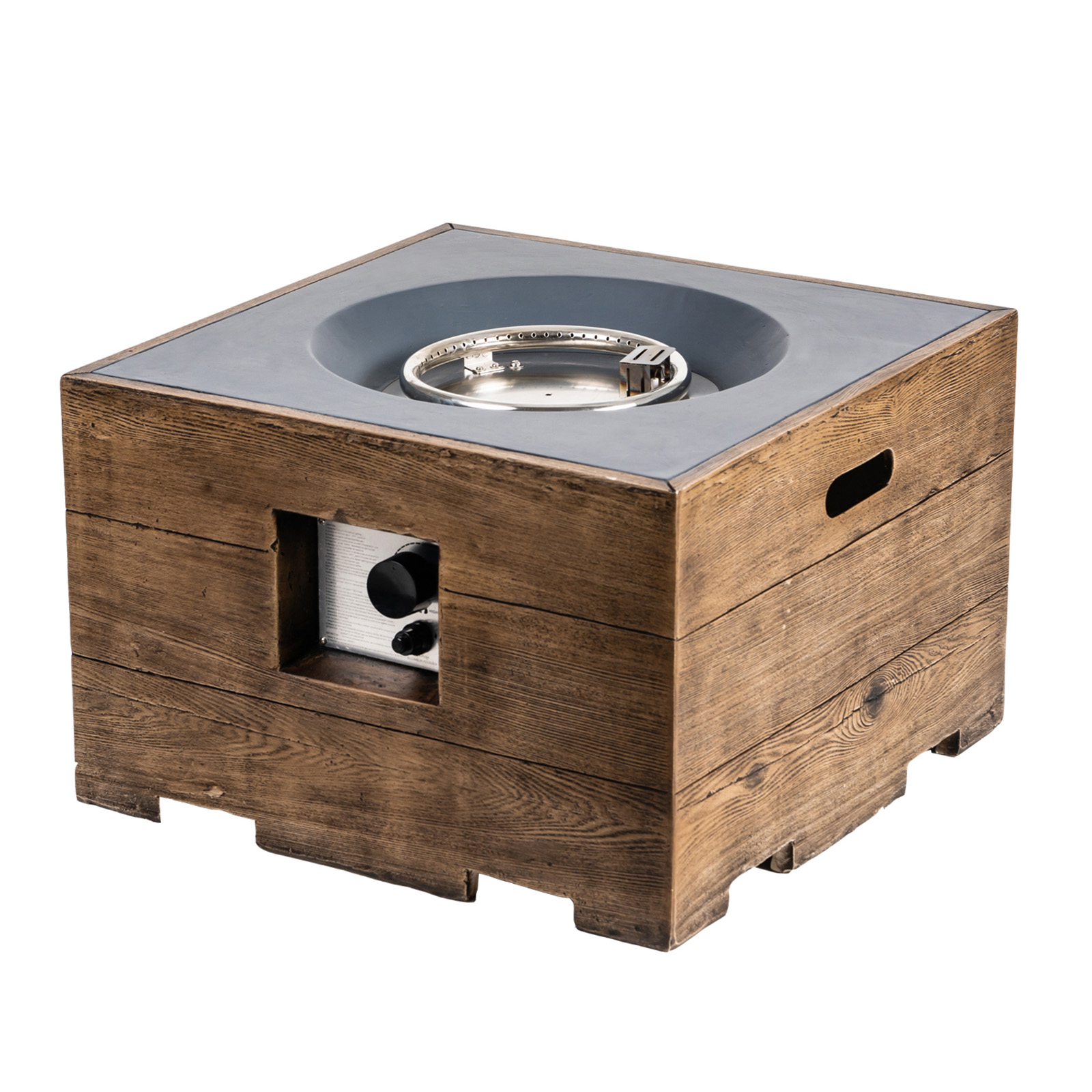 Square Propane Fire Pit