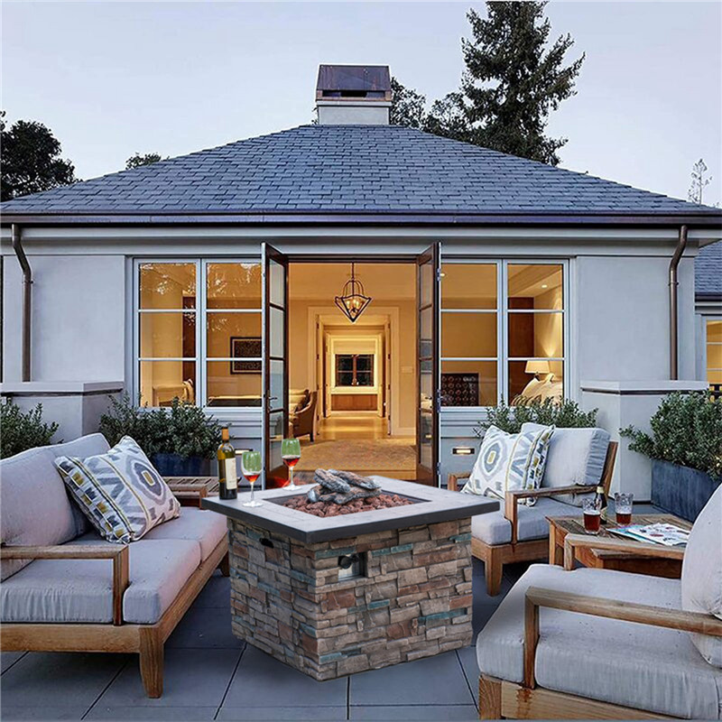 Magnesium Oxide Propane Outdoor Fire Pit Table