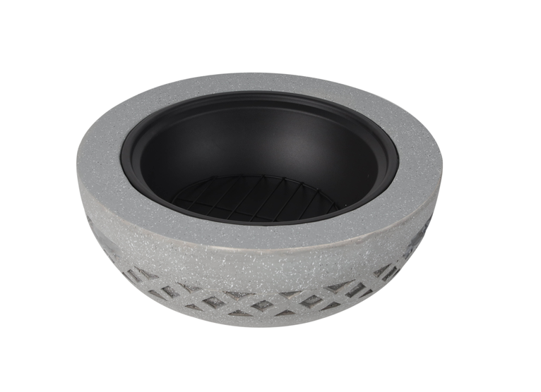 Steel Outdoor Fire Pit with Lid