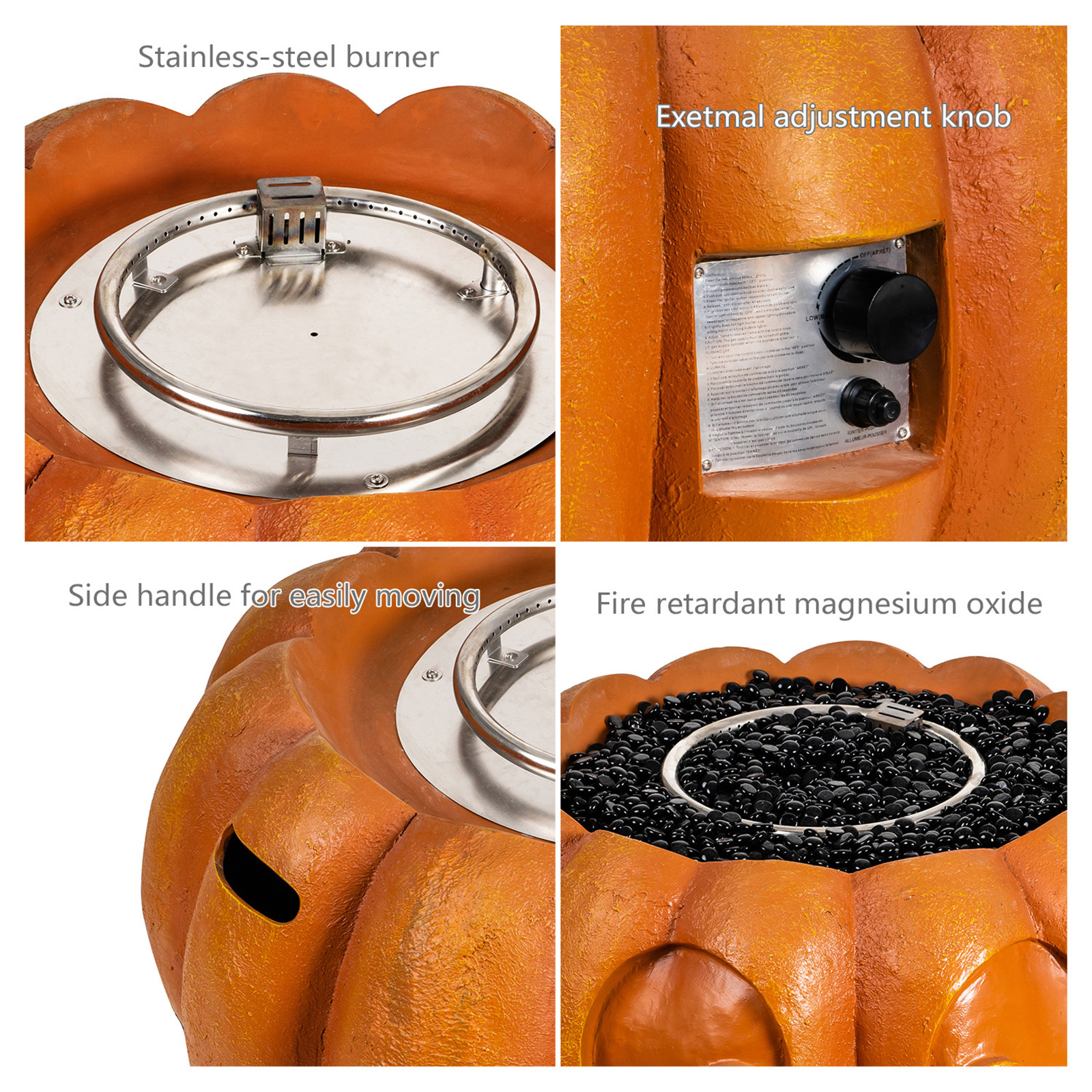 Pumpkin Outdoor Fire Pit 