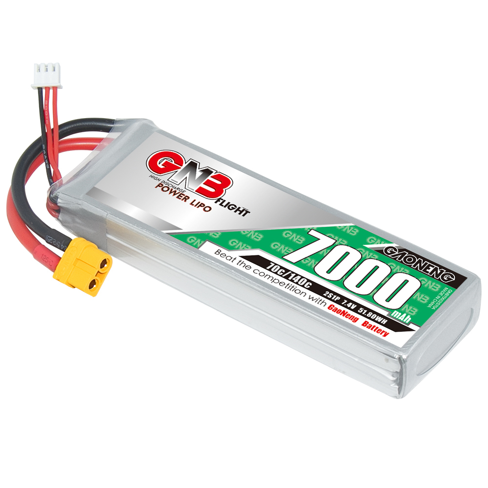 GAONENG GNB 2S 7.4V 7000mAh 70C LiPo Battery XT60