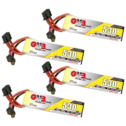 GAONENG GNB 4S 15.2V 530mAh 90C XT30 LiPo Battery Long Type