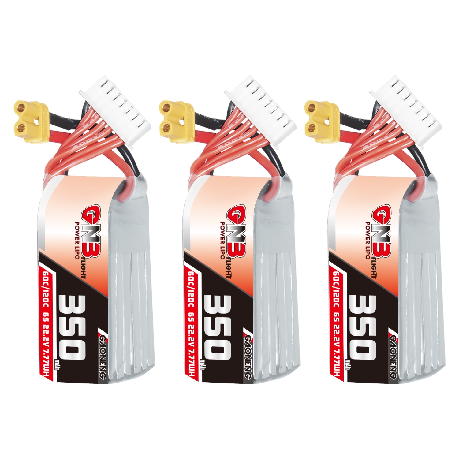 GAONENG GNB 6S 22.2V 350mAh 60C XT30 LiPo Battery