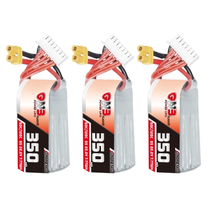 GAONENG GNB 6S 22.2V 350mAh 60C XT30 LiPo Battery