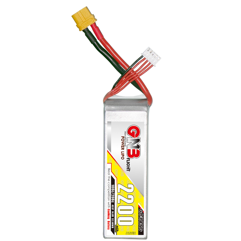 1PCS - GAONENG GNB 4S 14.8V 2200mAh 100C XT60 LiPo Battery