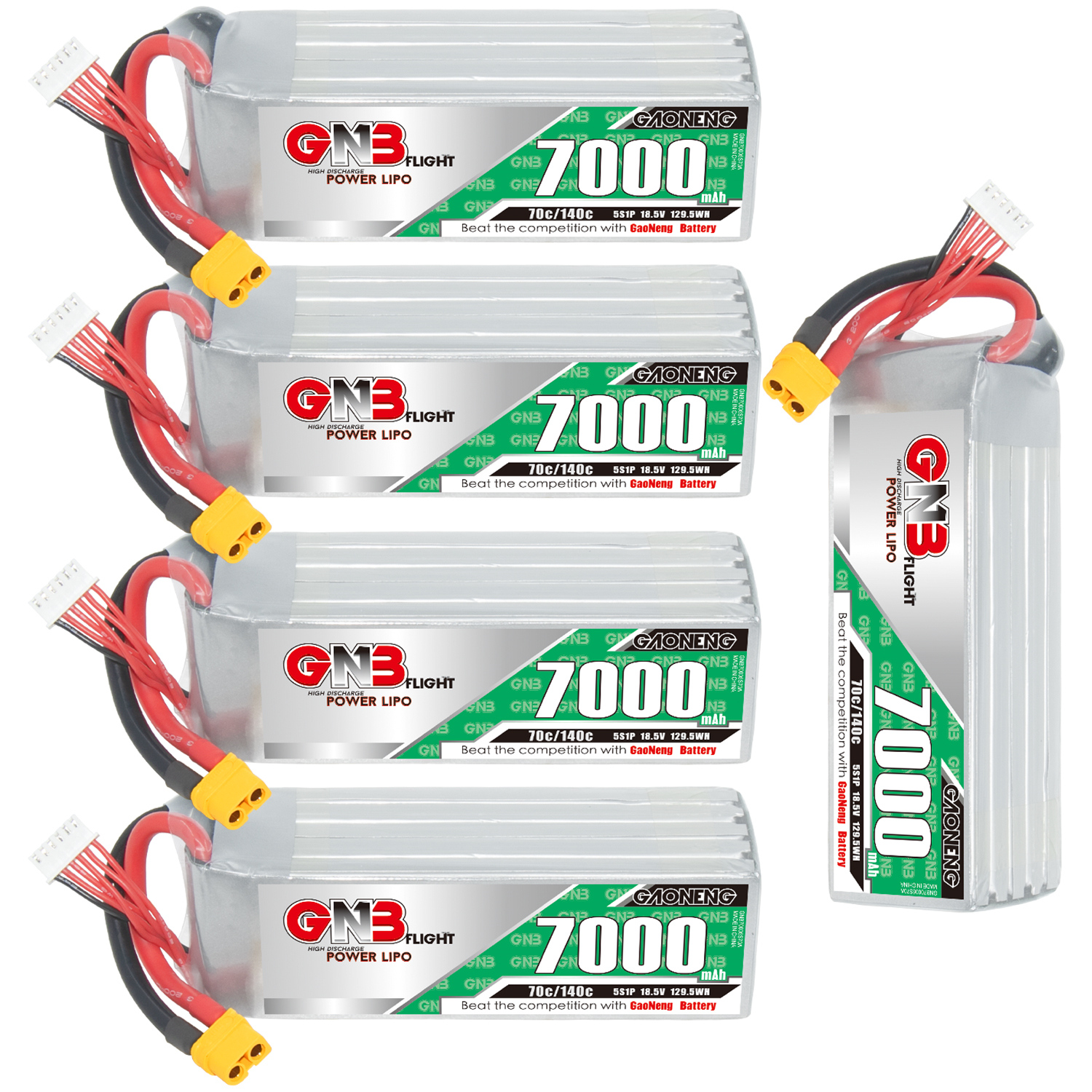 GAONENG GNB 5S 18.5V 7000mAh 70C LiPo Battery XT60