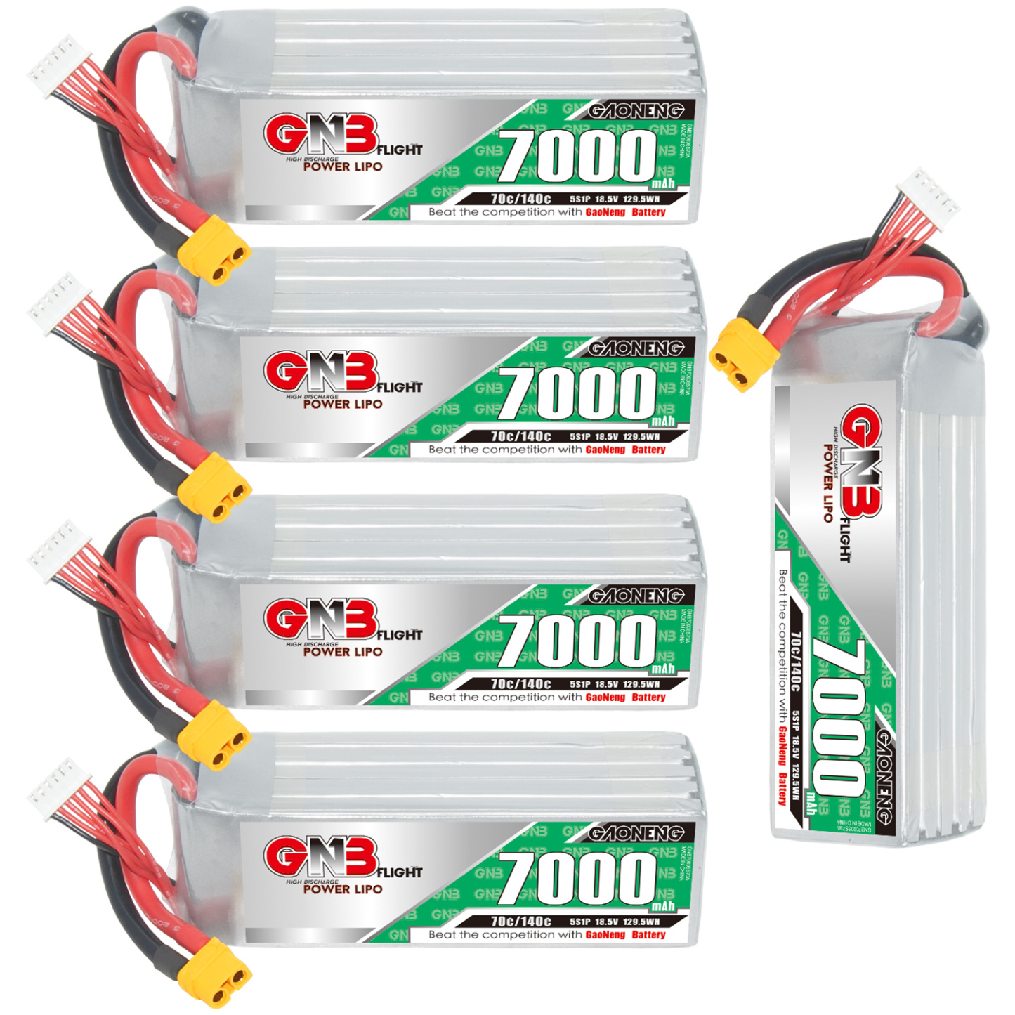 GAONENG GNB 5S 18.5V 7000mAh 70C LiPo Battery XT60