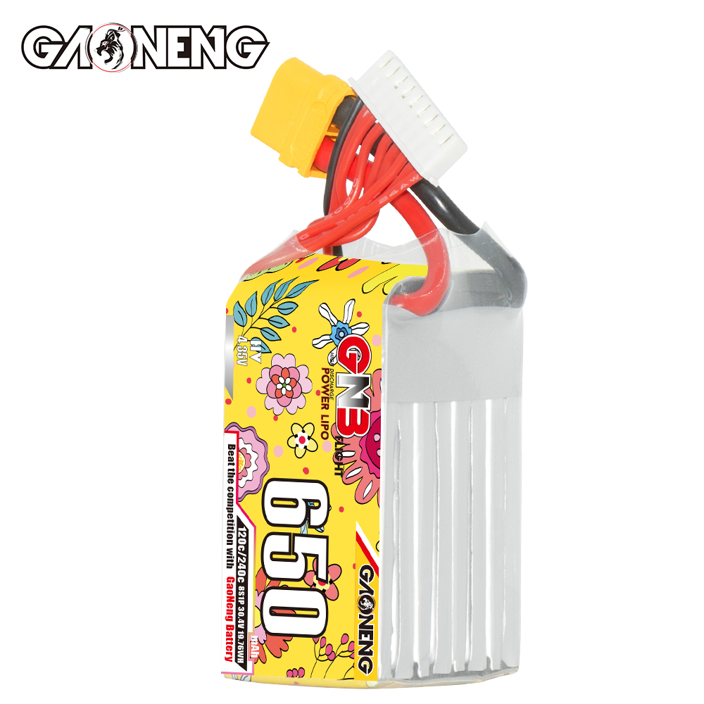 GAONENG GNB LiHV 8S 30.4V 650mAh 120C XT60 LiPo Battery